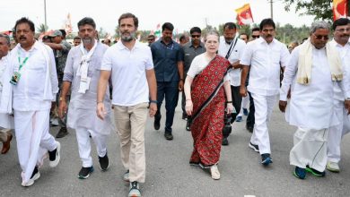 Photo of राहुल गाँधी की भारत जोड़ो यात्रा में आज शामिल होंगी सोनिया गांधी, स्वास्थ्य कारणों से प्रचार कार्यक्रमों से बनाई थी दूरी