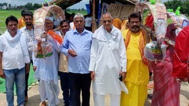 Photo of माधव सेवा संस्थान सिसहाट में रही कांवड़ियों की भीड़